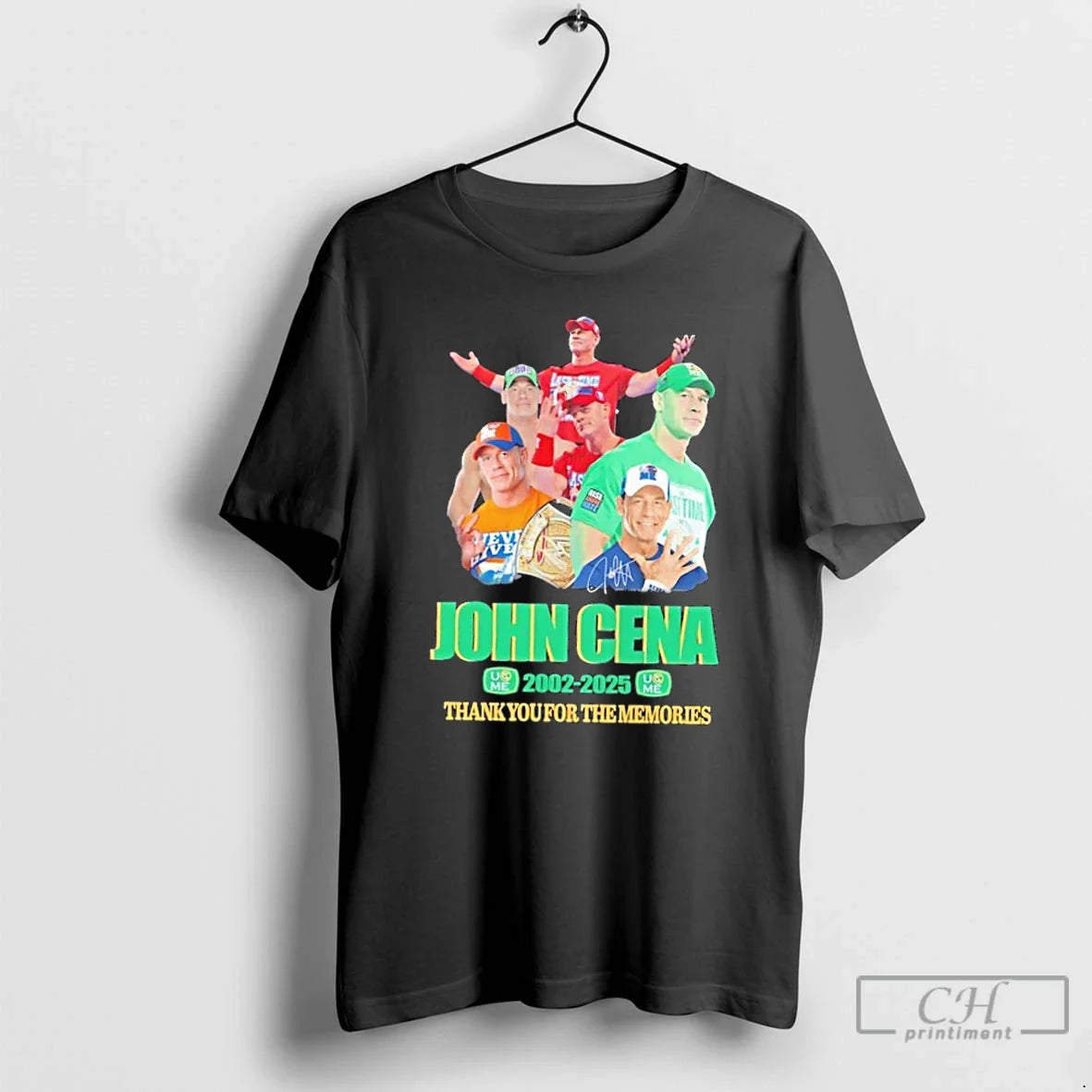 John Cena 2002 2025 Thank You Memories Signature T-Shirts, Hoodie, Sweatshirt