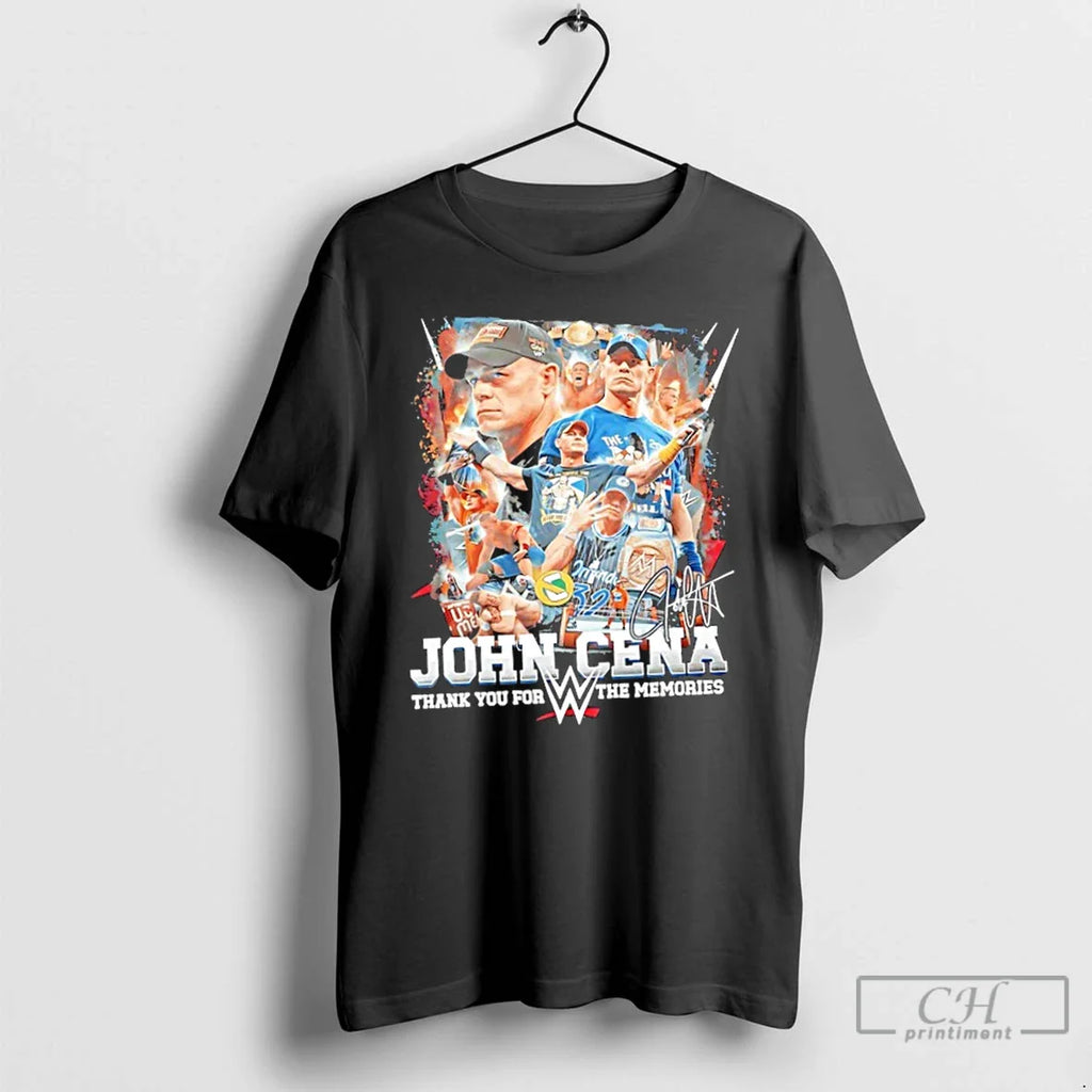John Cena Thank You Memories Signature T-Shirts, Hoodie, Sweatshirt