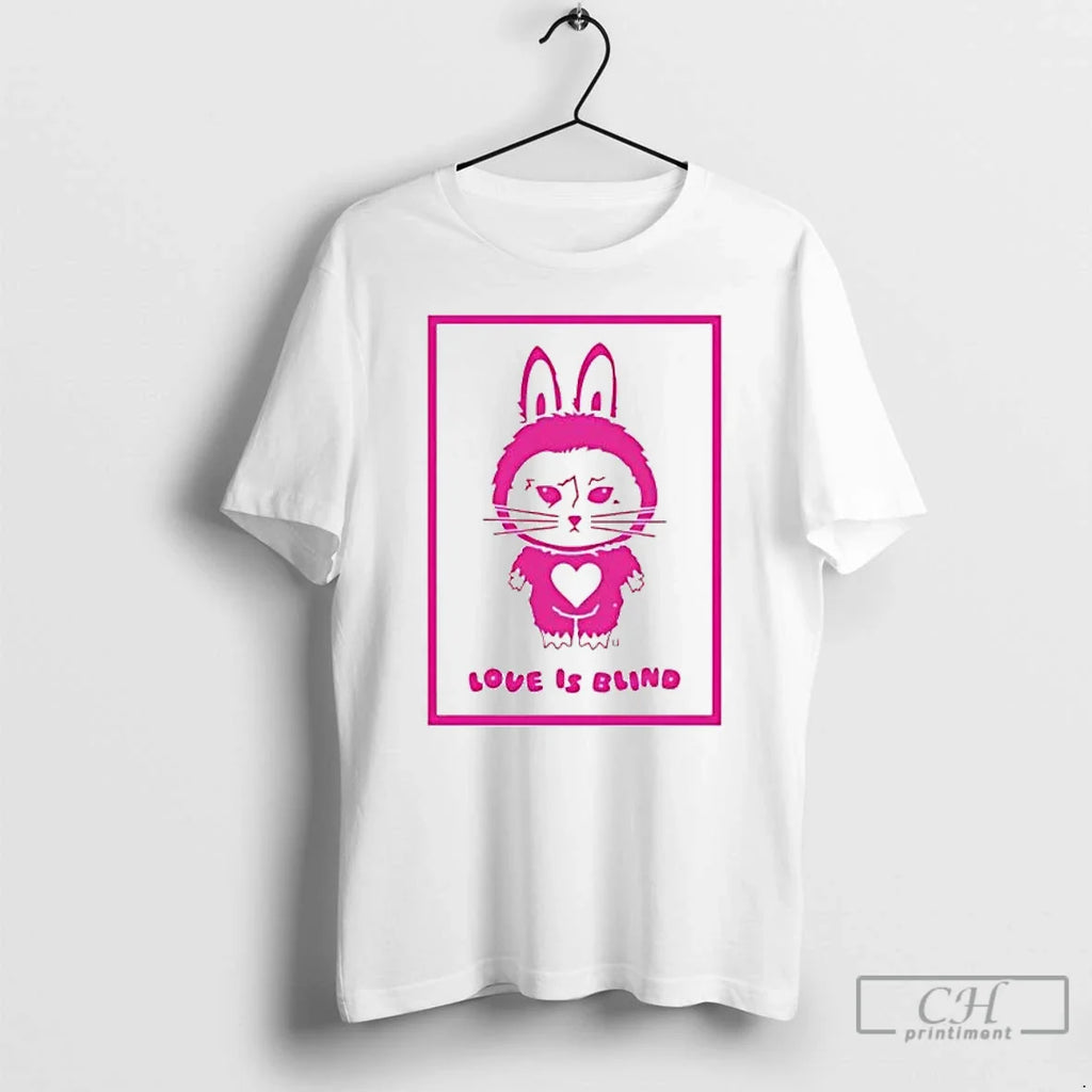 Labubu Love Is Blind Greeting Card T-Shirts, Hoodie, Sweatshirt