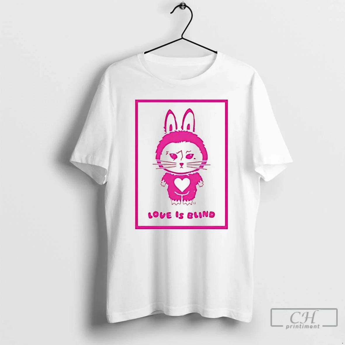 Labubu Love Is Blind Greeting Card T-Shirts, Hoodie, Sweatshirt