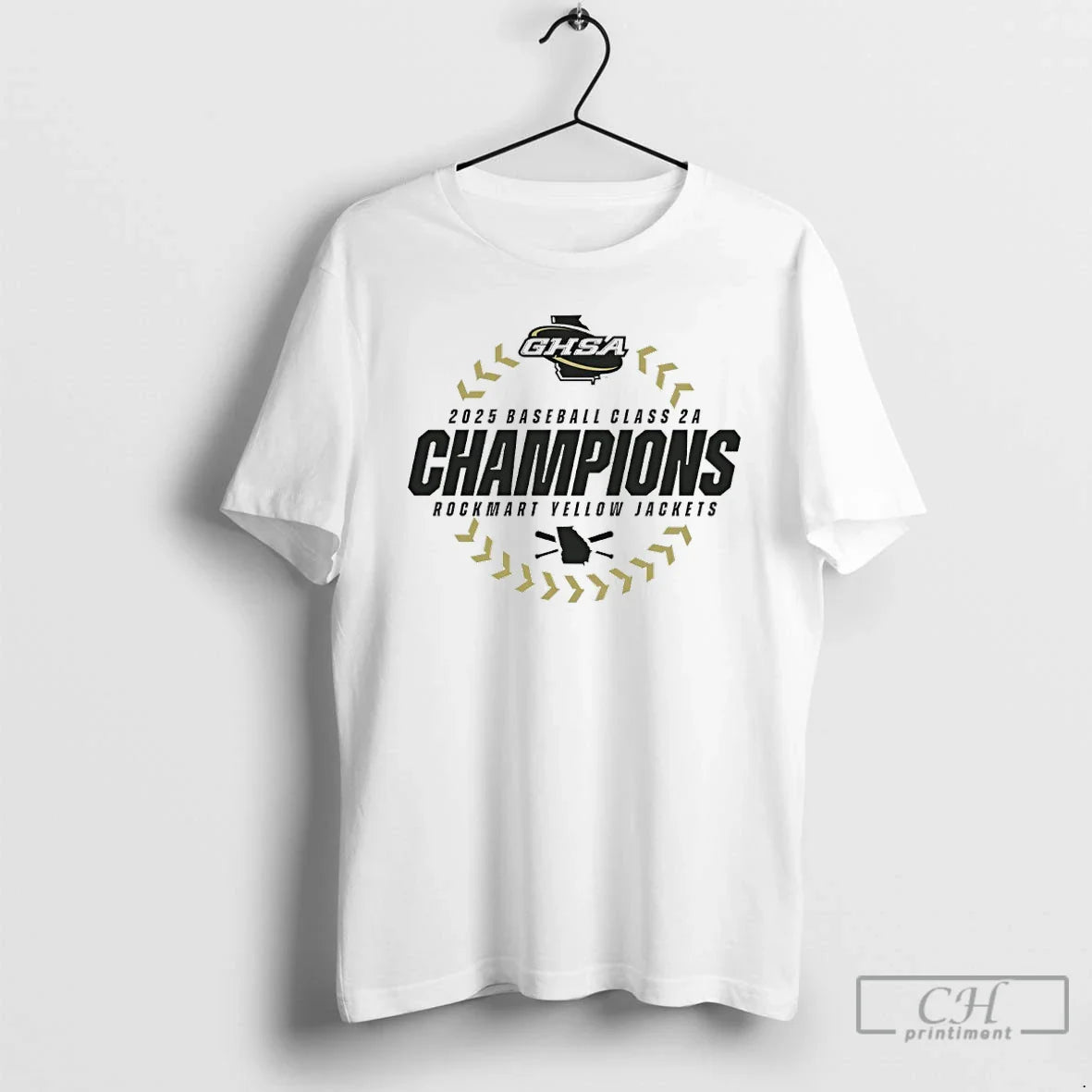 Rockmart Yellow Jackets 2025 Ghsaa Baseball 2a State Champions T-Shirts, Hoodie, Sweatshirt