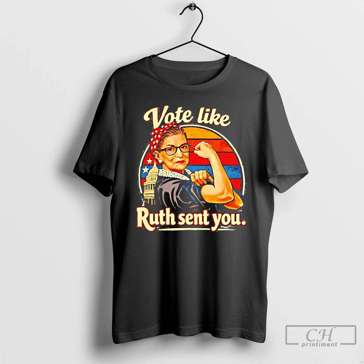 Vote Like Ruth Bader Ginsburg Sent You Feminist Vintage T-Shirts, Hoodie, Sweatshirt