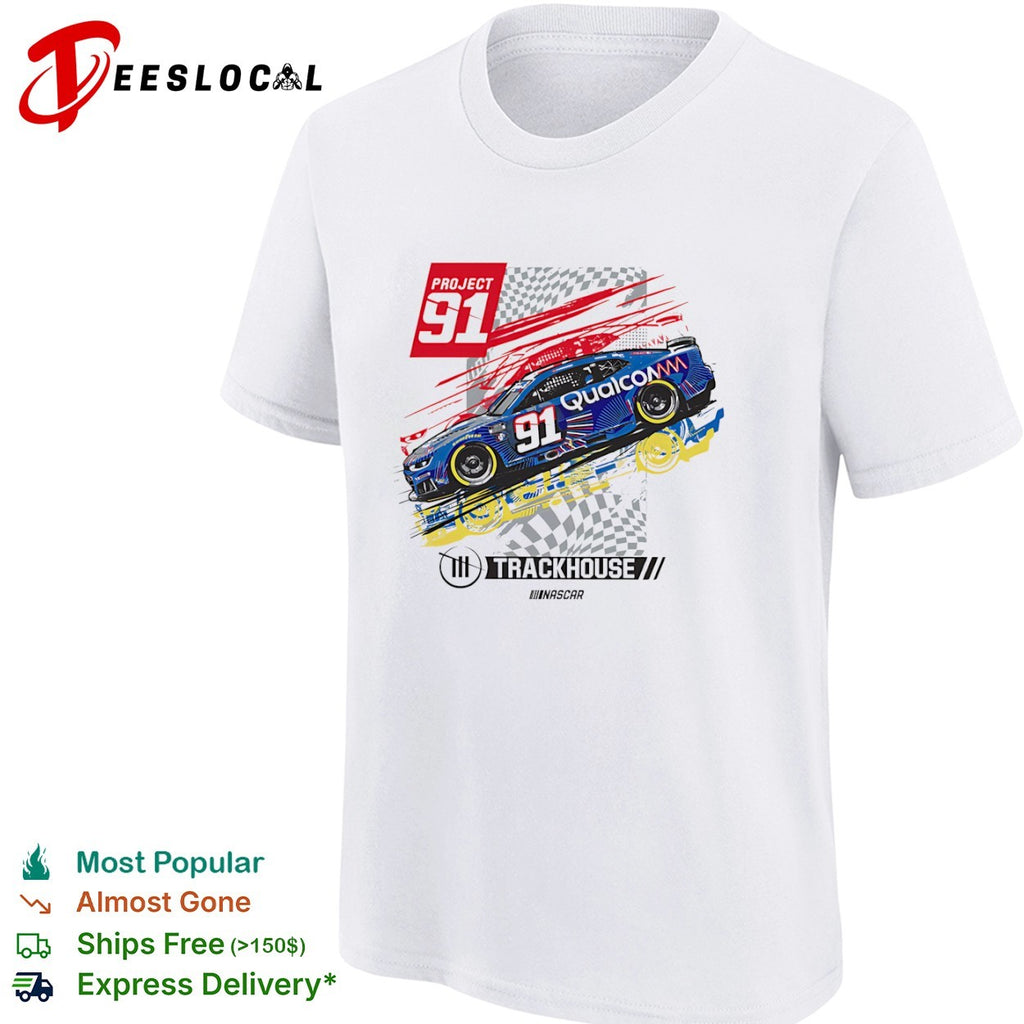 Project 91 Racing Qualcomm Nascar 91 Chevrolet Camaro Speed Concept shirt