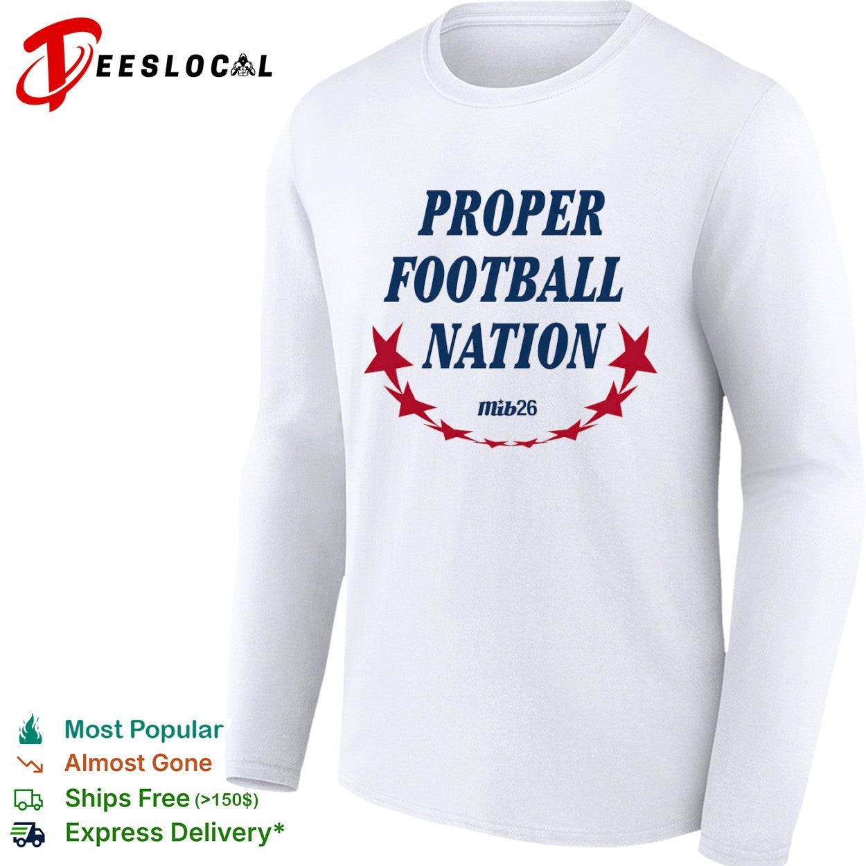 Proper Football Nation shirt