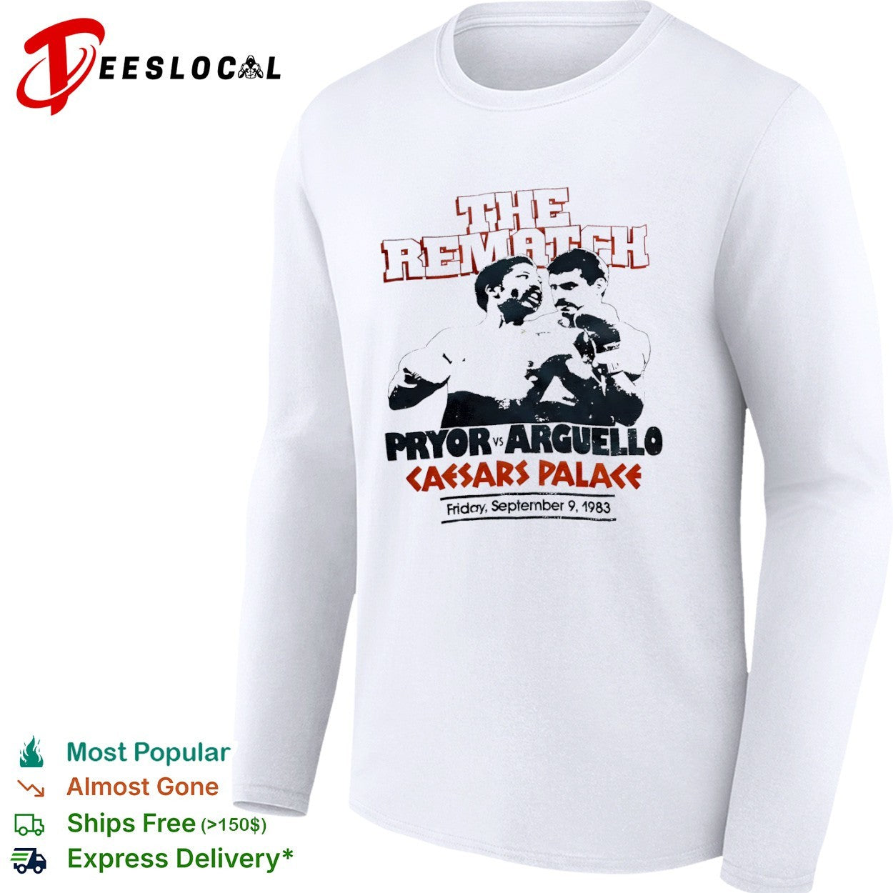 Pryor vs Arguello the rematch shirt