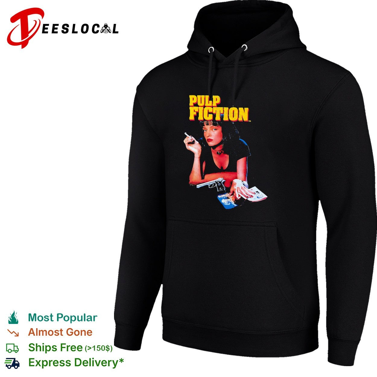 Pulp Fiction Mia Wallace movie poster shirt