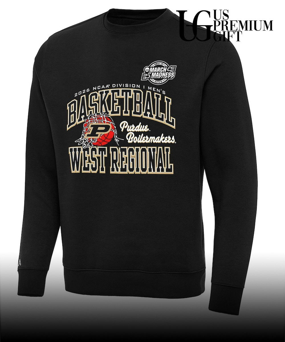 Purdue Boilermakers basketball NCAA Division I March Madness West Regional 2026 shirt