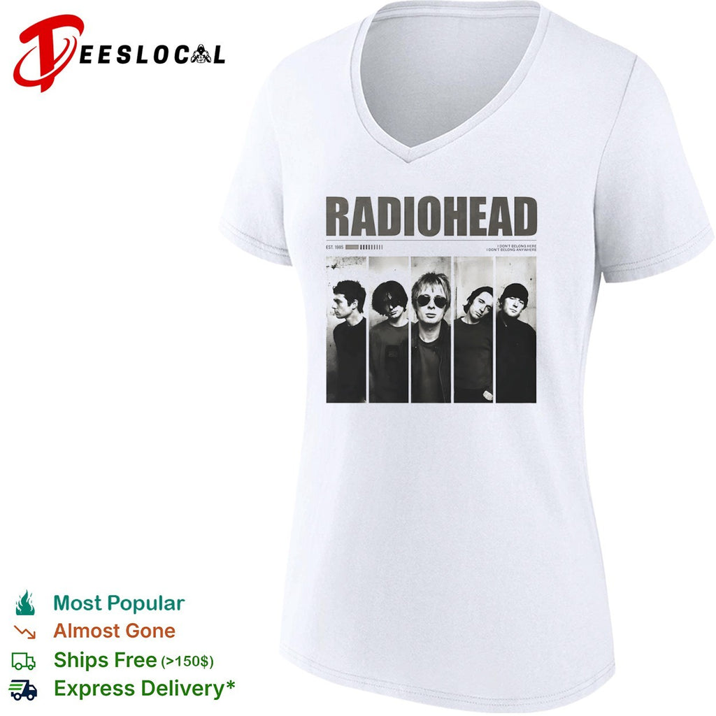 Radiohead Thom Yorke Jonny Greenwood Colin Greenwood Ed O Brien Phil Selway shirt