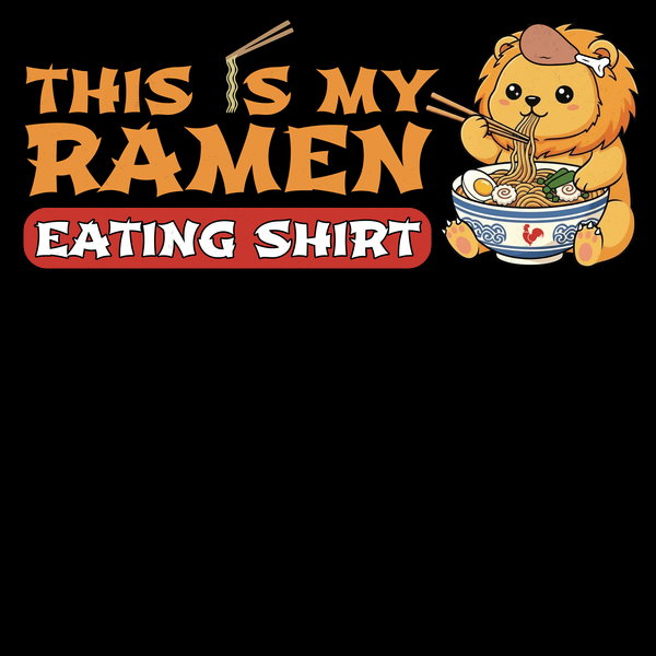Ramen Shirt Lion Landscape Edition