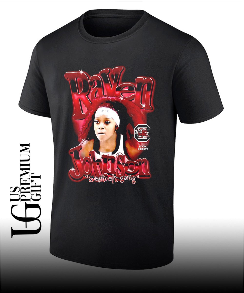 Raven Johnson Seatbelt Gang South Carolina Gamecocks women’s basketball graphic shirt