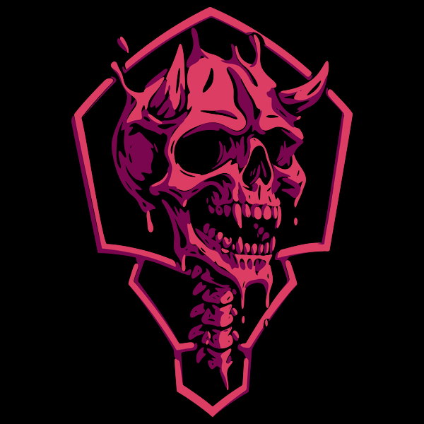 Red Skull Horns