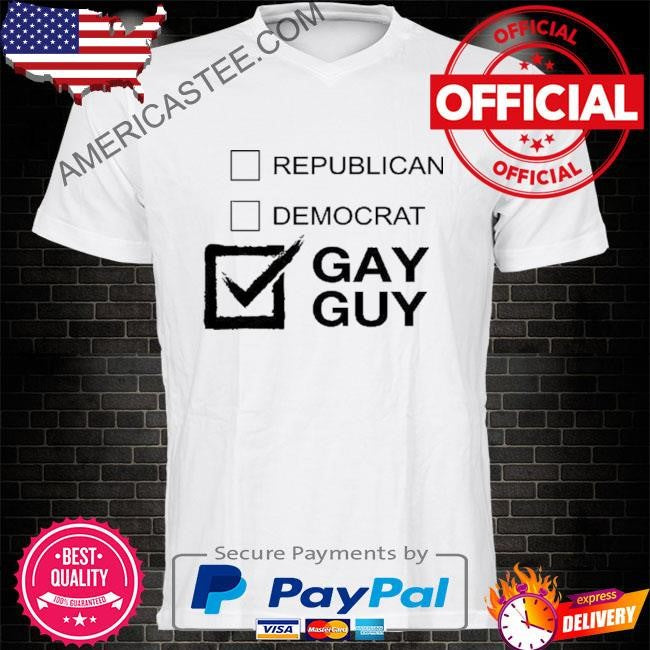 Republican Democrat Gay Guy T Shirt