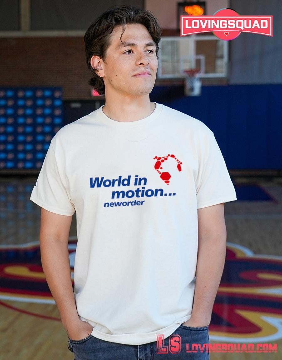 Retro New Order World in Motion England Football Shirt