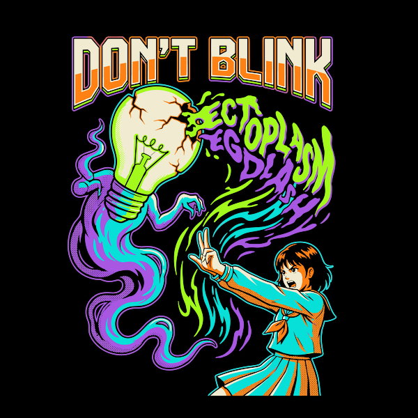 Retro Supernatural Anime Girl