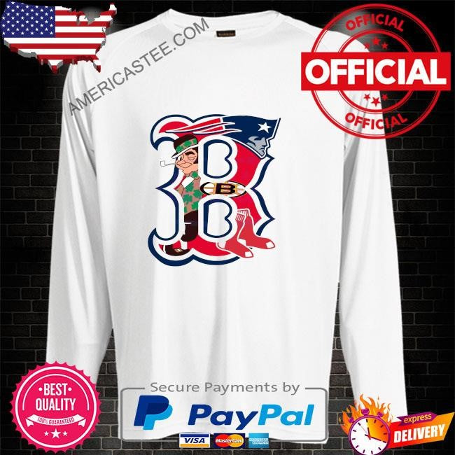 Retro boston sports team logo shirt