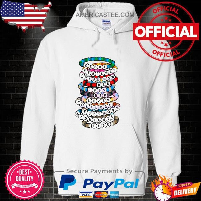 Retro eras album friendship bracelet’s shirt