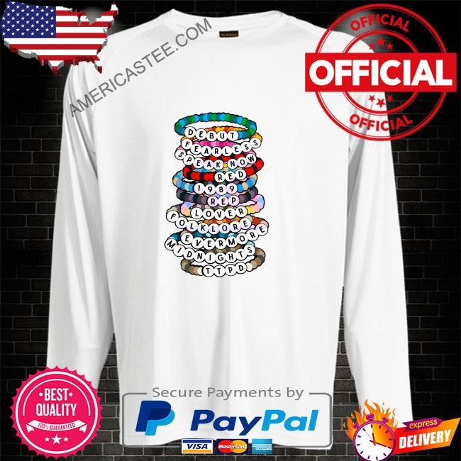 Retro eras album friendship bracelet’s shirt