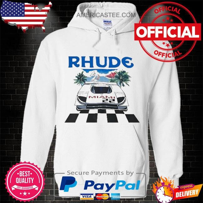 Rhude miami 22 x the webster miami startline shirt