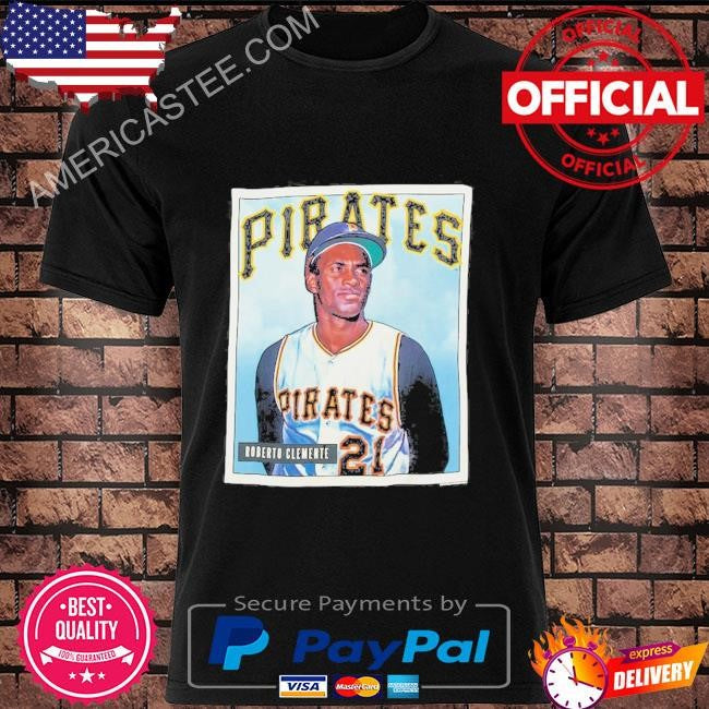 Roberto clemente Pittsburgh pirates mitchell & ness cooperstown collection collectors connection shirt