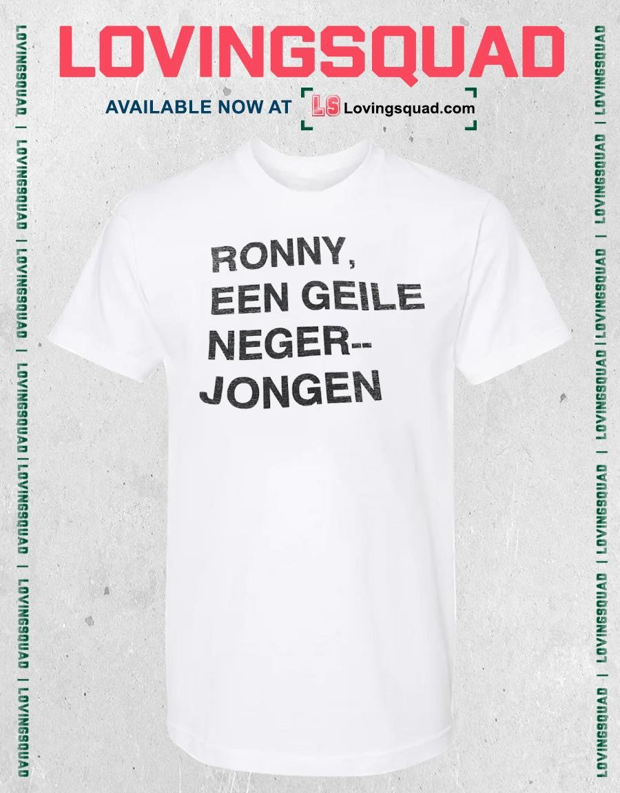 Ronny een geile neger jongen shirt