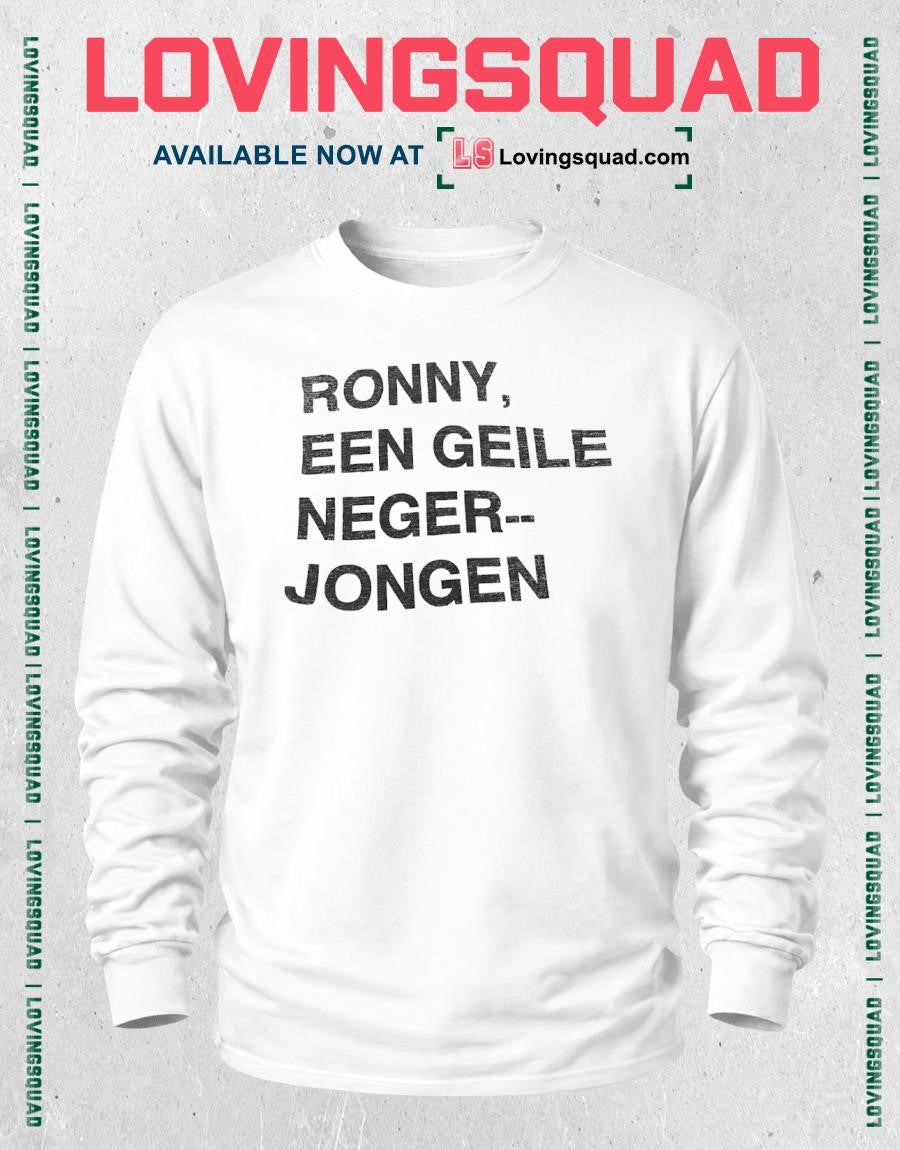 Ronny een geile neger jongen shirt