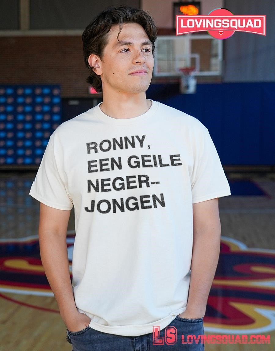 Ronny een geile neger jongen shirt