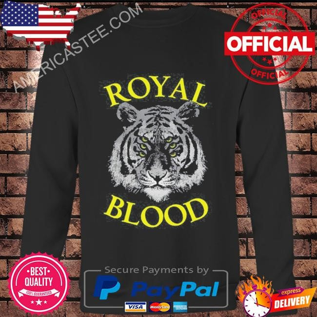 Royal blood band 10th anniversary tour tiger shirt
