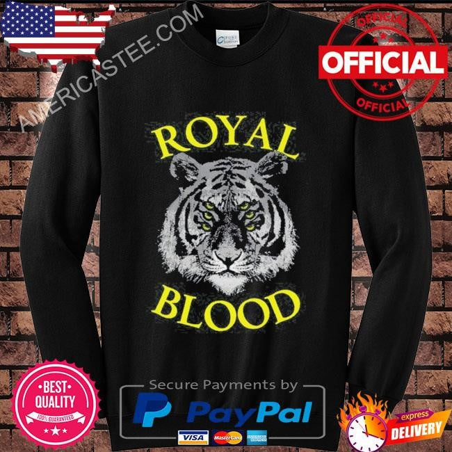 Royal blood band 10th anniversary tour tiger shirt