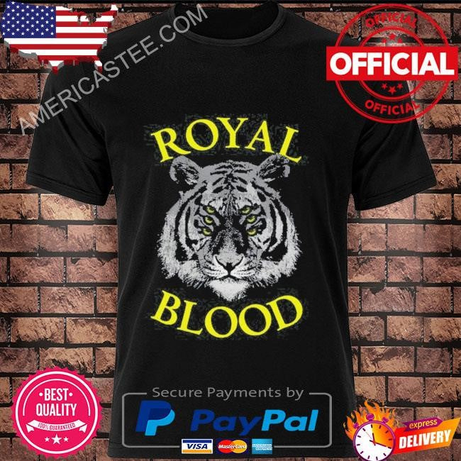 Royal blood band 10th anniversary tour tiger shirt