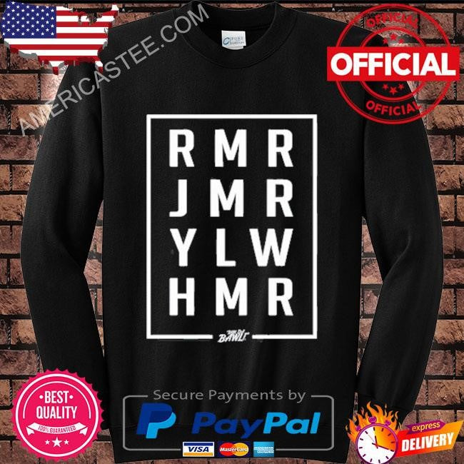 Rundabawl rmr jmr ylw hmr shirt