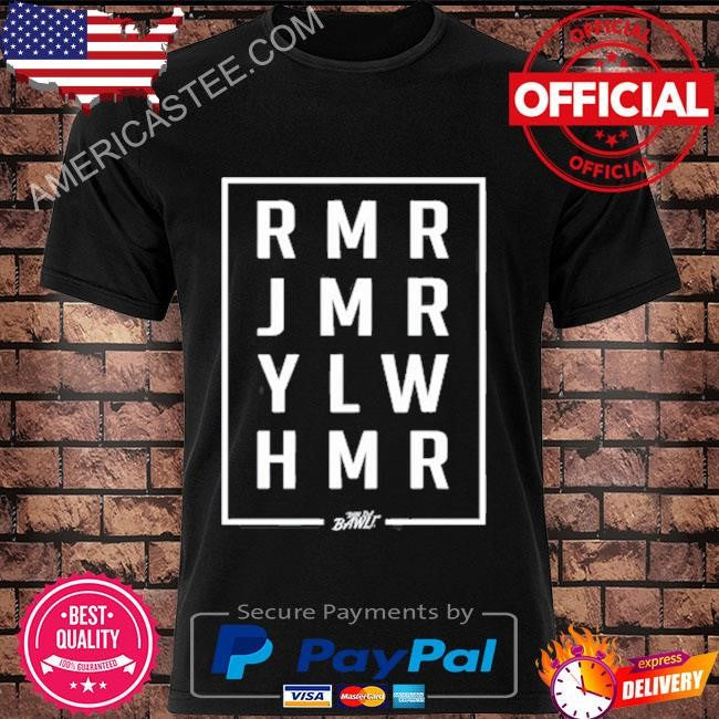 Rundabawl rmr jmr ylw hmr shirt
