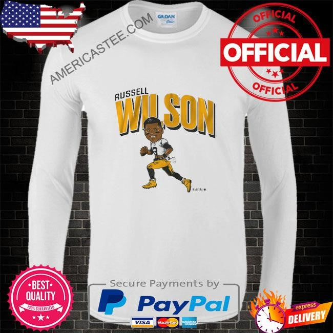 Russell wilson Pittsburgh caricature shirt
