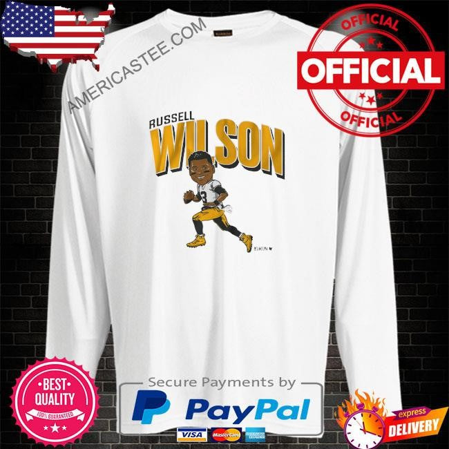 Russell wilson Pittsburgh caricature shirt