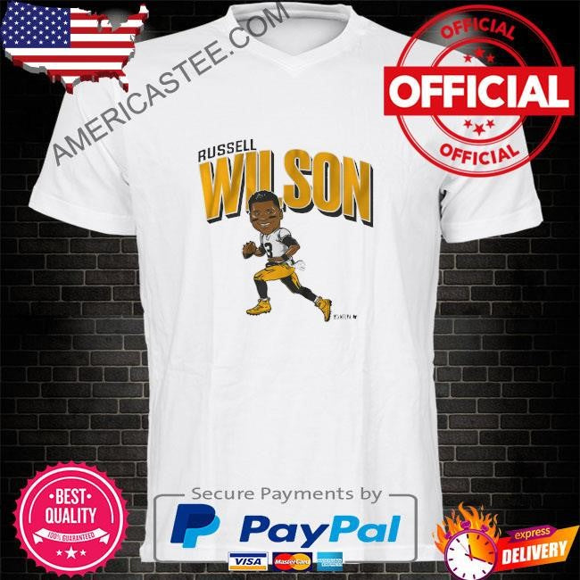 Russell wilson Pittsburgh caricature shirt