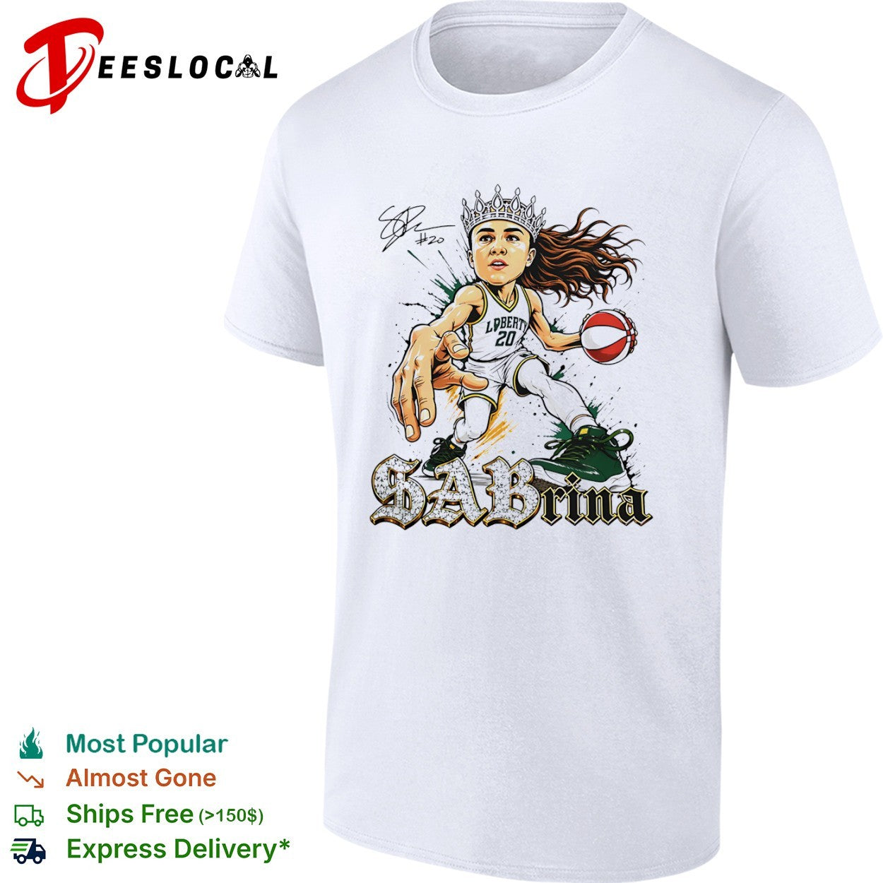 Sabrina Ionescu New York Liberty WNBA shirt