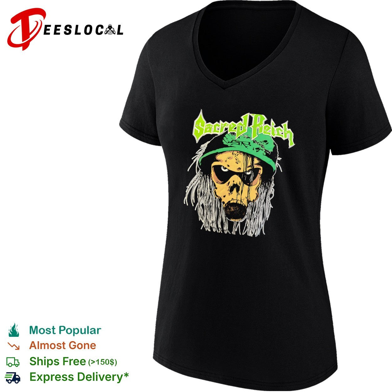 Sacred Reich skull shirt