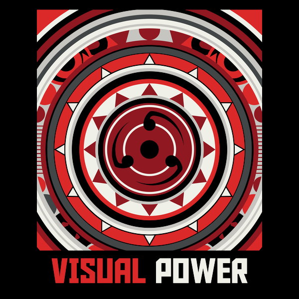 Sacred Sharingan Mandala Retro