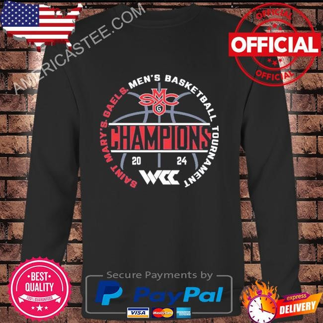 Saint Mary’s Gaels Blue 84 Unisex 2024 WCC Men’s Basketball Conference Tournament Champions T-Shirt