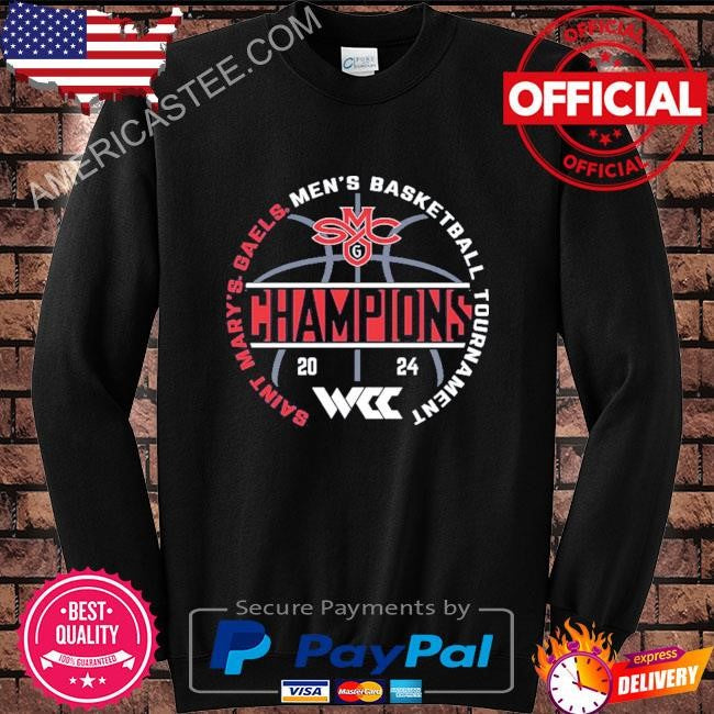 Saint Mary’s Gaels Blue 84 Unisex 2024 WCC Men’s Basketball Conference Tournament Champions T-Shirt