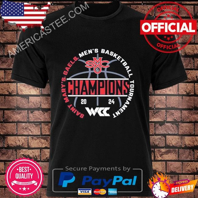 Saint Mary’s Gaels Blue 84 Unisex 2024 WCC Men’s Basketball Conference Tournament Champions T-Shirt