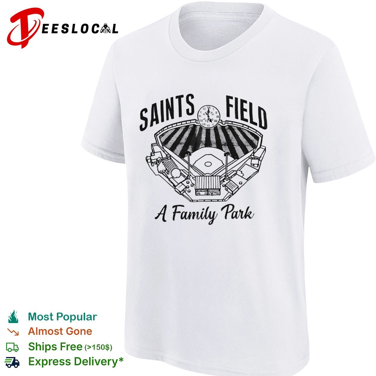 Saints Field A Family Park Baseball Stadium Diamond shirt
