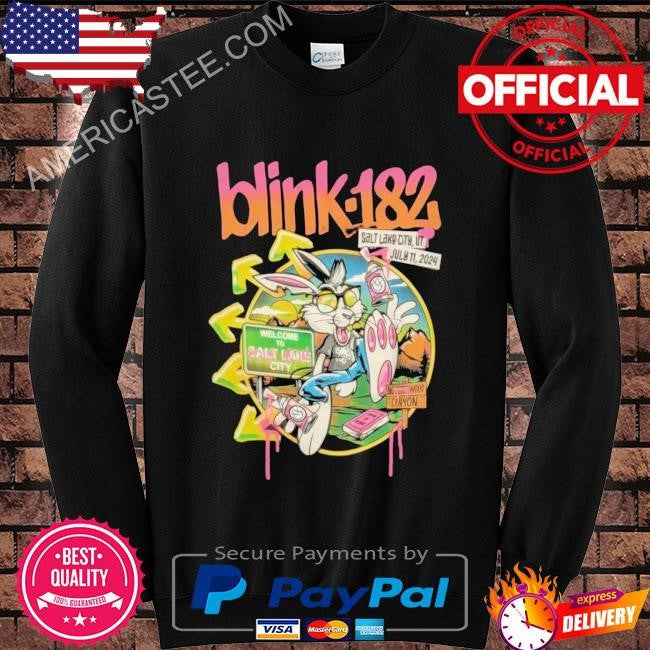 Salt Lake City Ut July 11 2024 Blink-182 shirt