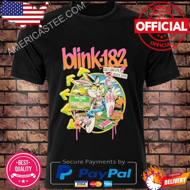 Salt Lake City Ut July 11 2024 Blink-182 shirt