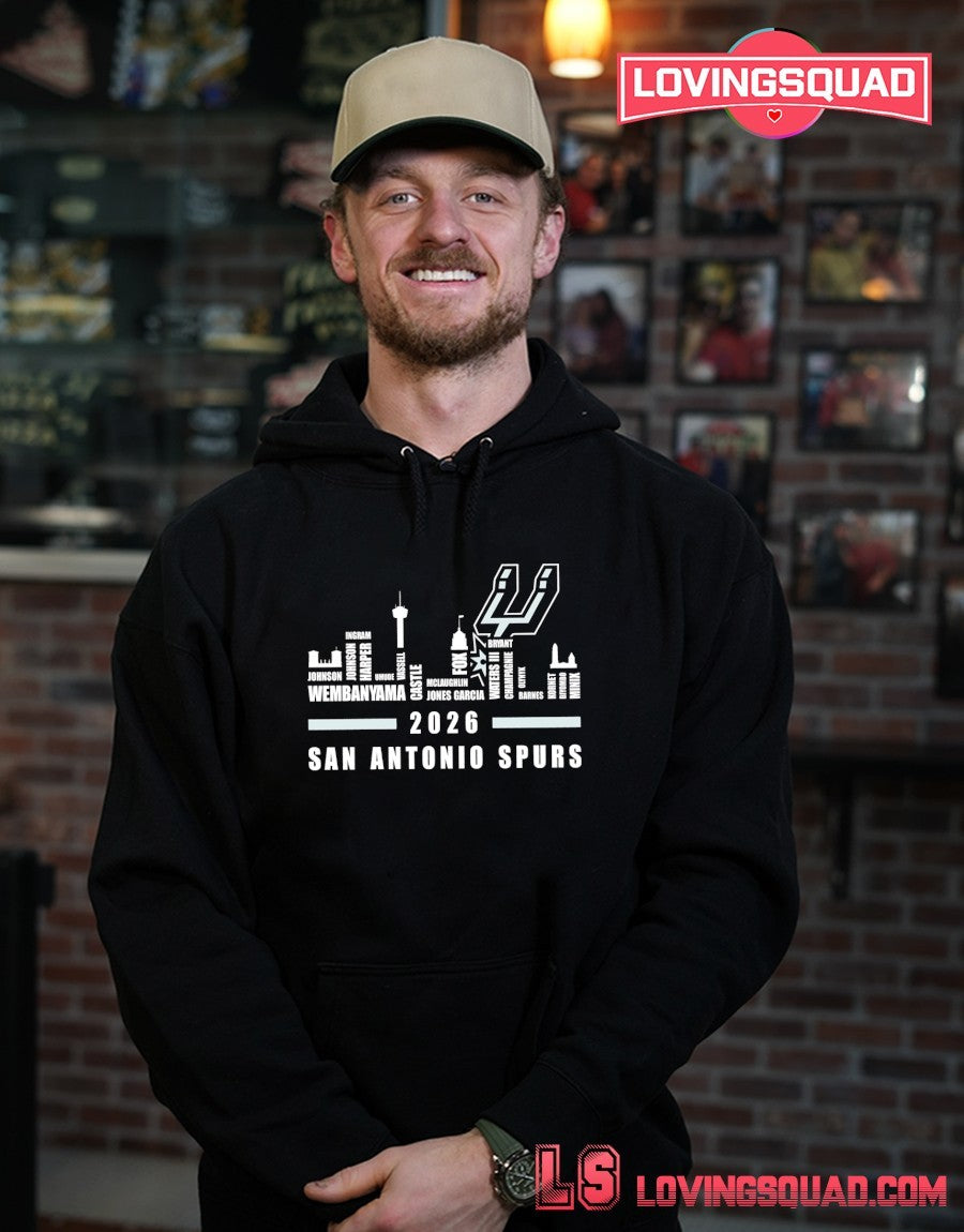 San Antonio Spurs Basketball 2026 Graphic Shirt