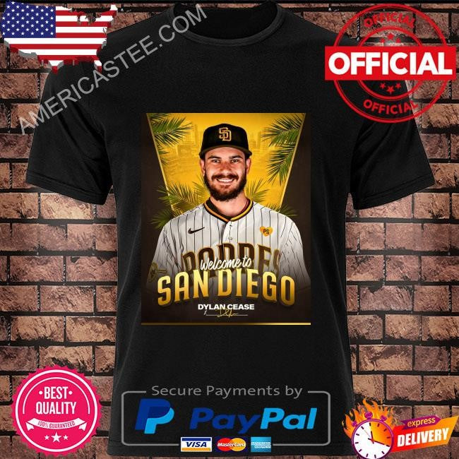 San diego padres welcome to san diego dylan signature shirt