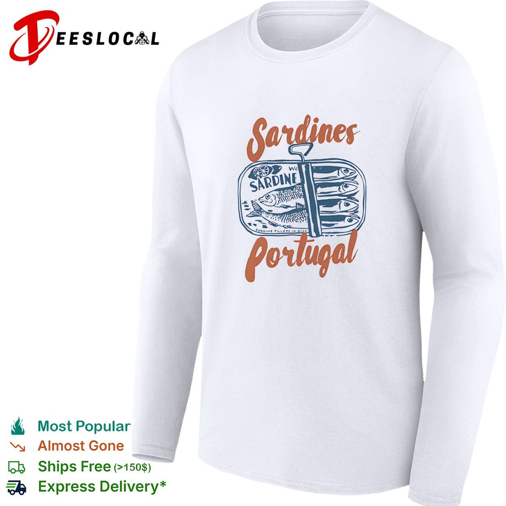 Sardines Portugal sardine tin shirt