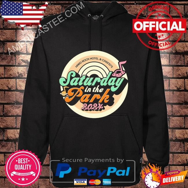Saturday in the park logo shirt