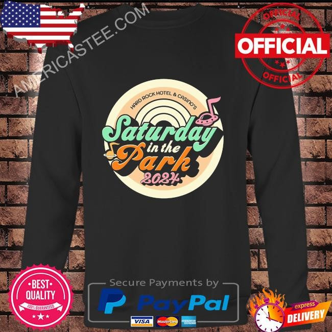 Saturday in the park logo shirt