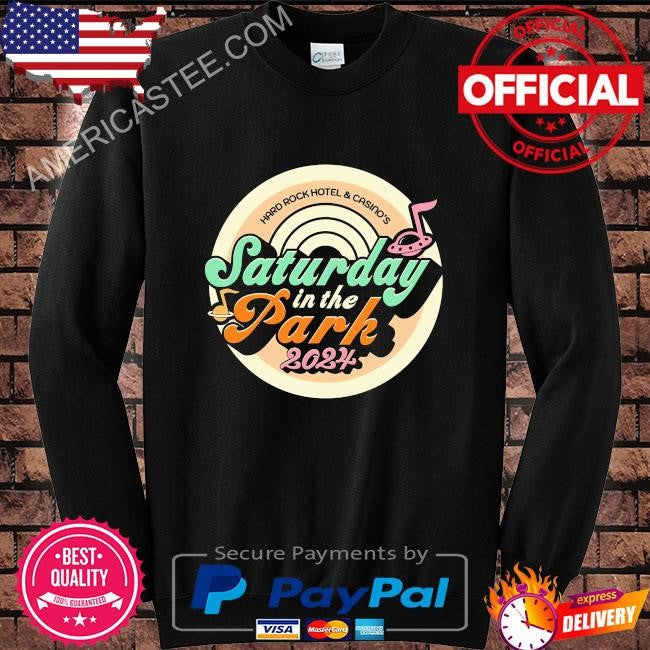 Saturday in the park logo shirt