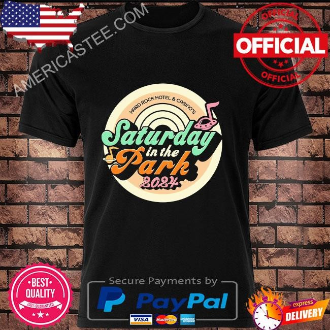 Saturday in the park logo shirt